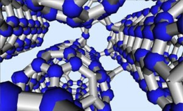 A carbon nanotube depiction. 
