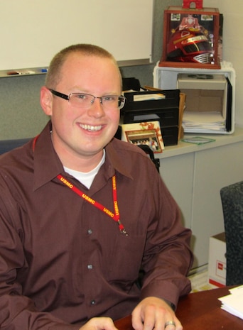 John Carpenter, 31-year-old lead engineer for Expeditionary Power Systems (EPS) at Marine Corps Systems Command (MCSC), is “becoming the face of power within the Marine Corps because of his strong and consistent engineering support,” said Mike Gallagher, EPS Program Manager. 
