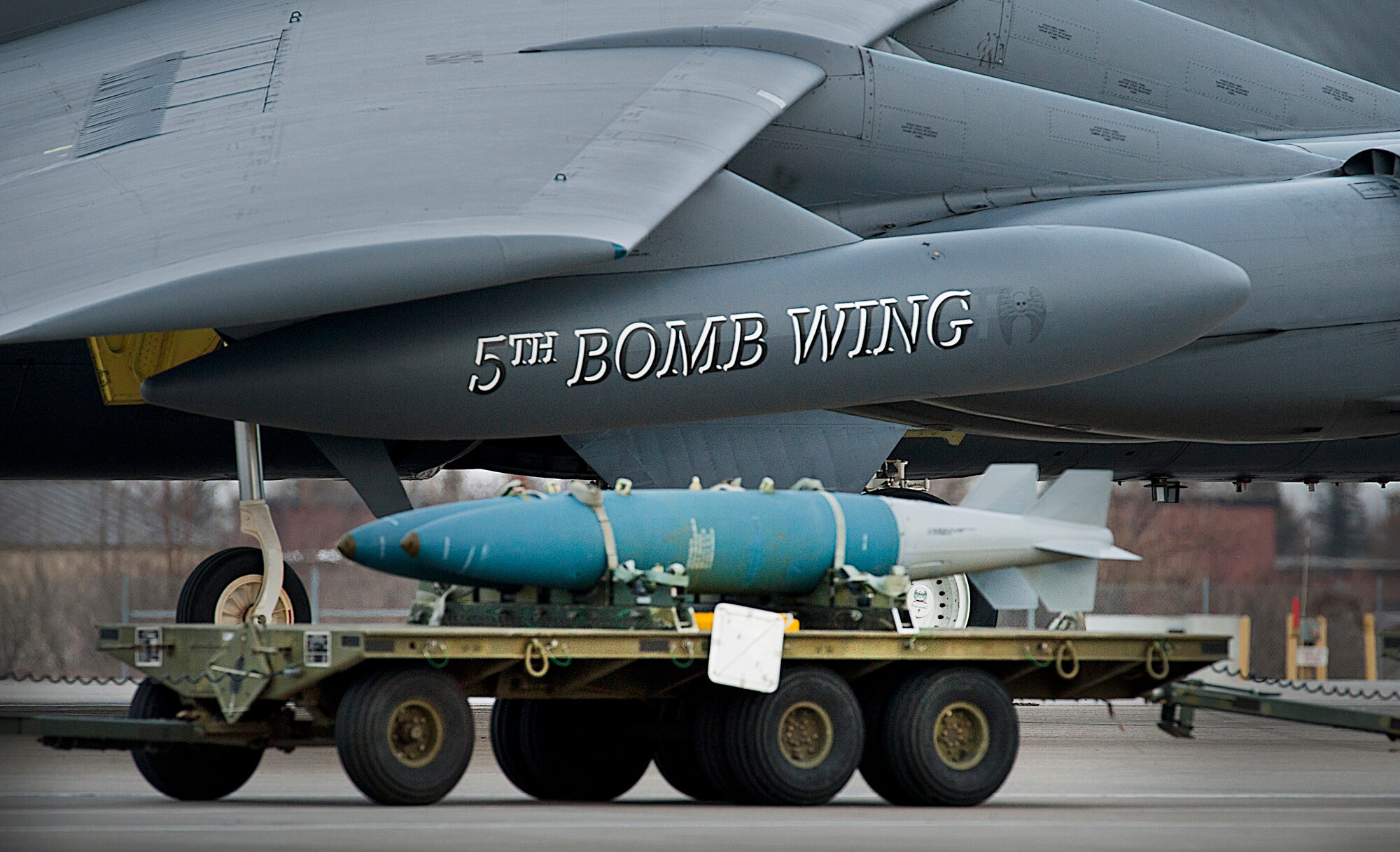 The 5th Bomb Wing participated in an exercise recently to evaluate and validate the 5th BW's flying operations capability. By training in any type of weather, the Warbirds of Minot show they can provide full-spectrum deterrence and outstanding support for the 91st Missile Wing; and if deterrence fails, B-52 firepower on demand. By launching BUFFs in the harsh winters of North Dakota, it only proves our proud, confident and professional Airmen truly take ownership of mission accomplishment. (U.S. Air Force photo/ Tech. Sgt. Aaron Allmon)