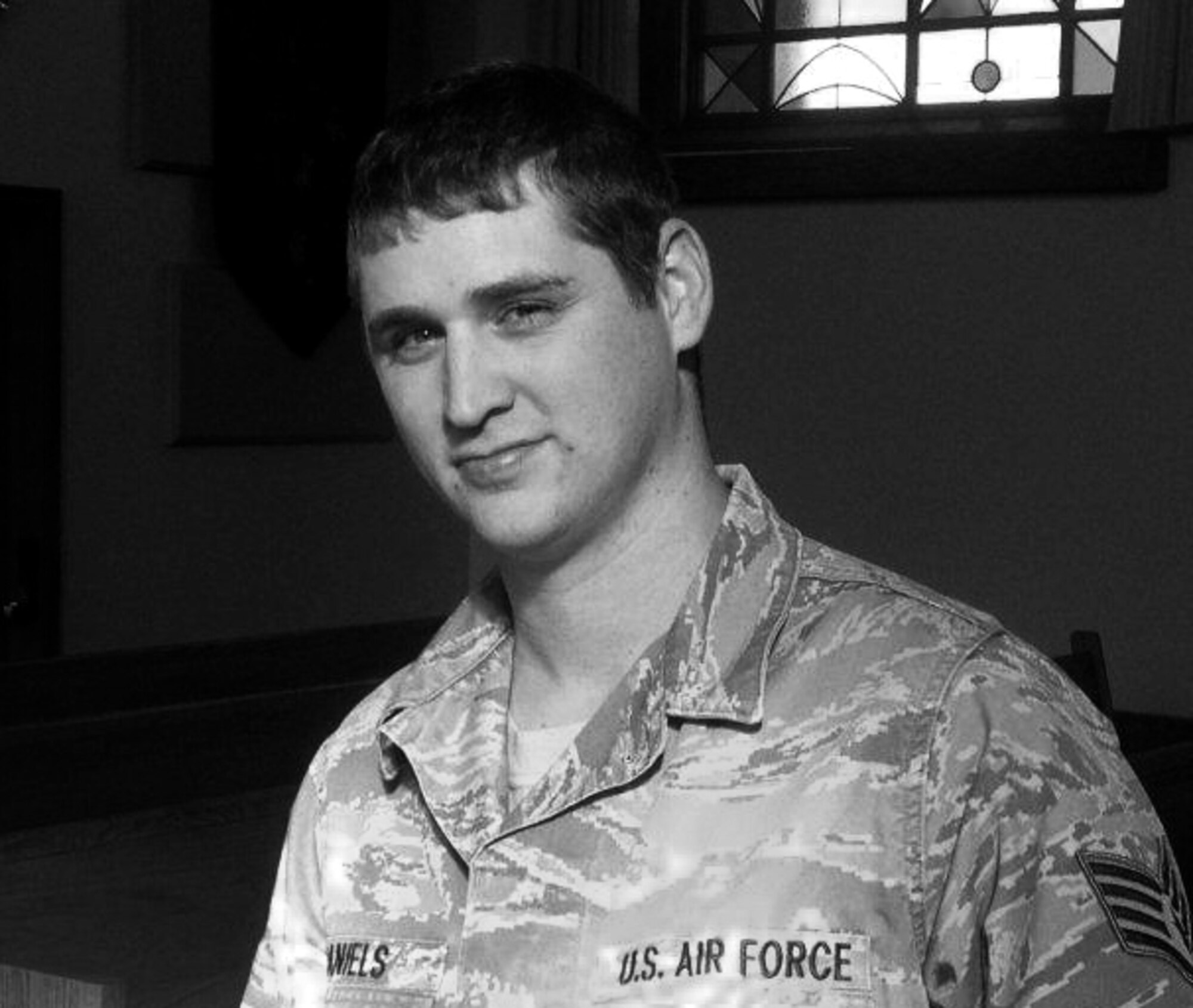 Staff Sgt. William Daniels, 509th Bomb Wing chaplain assistant, deployed to Eskan Village, in the Kingdom of Saudi Arabia, from January to July 2012. While deployed, Daniels ministered to Service members’ spiritual needs and helped accommodate religious functions and ministries. (Courtesy photo)
