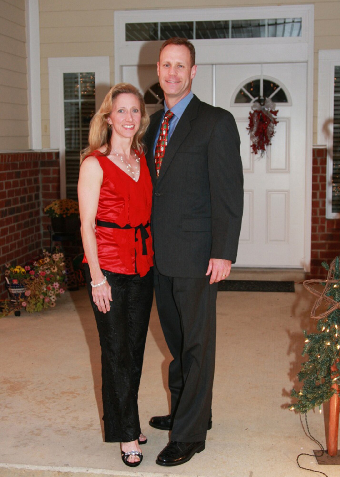 Col. Jim Sears and Vikki Sears wish all of Team BLAZE a happy holiday season and encourage everyone to be safe and rest up in preparation for the Combined Unit inspection to show that Columbus Air Force Base is home to world’s premier pilot training wing and community developing the world’s best Airmen. (Courtesy photo)