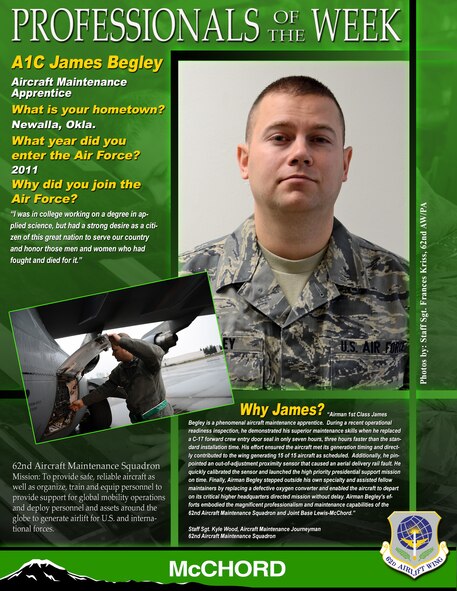 Airman 1st Class James Begley (U.S. Air Force graphic/Staff Sgt. Frances Kriss)