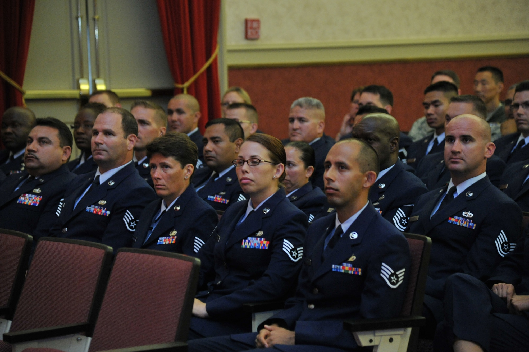 Community College of the Air Force graduation at March Air Reserve base. (U.S. Air Force photo)