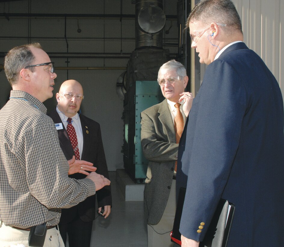 Georgia Military Affairs Coordinating Committee officials visit Marine Corps Logistics Base Albany, Jan. 26., as part of a familiarization tour.