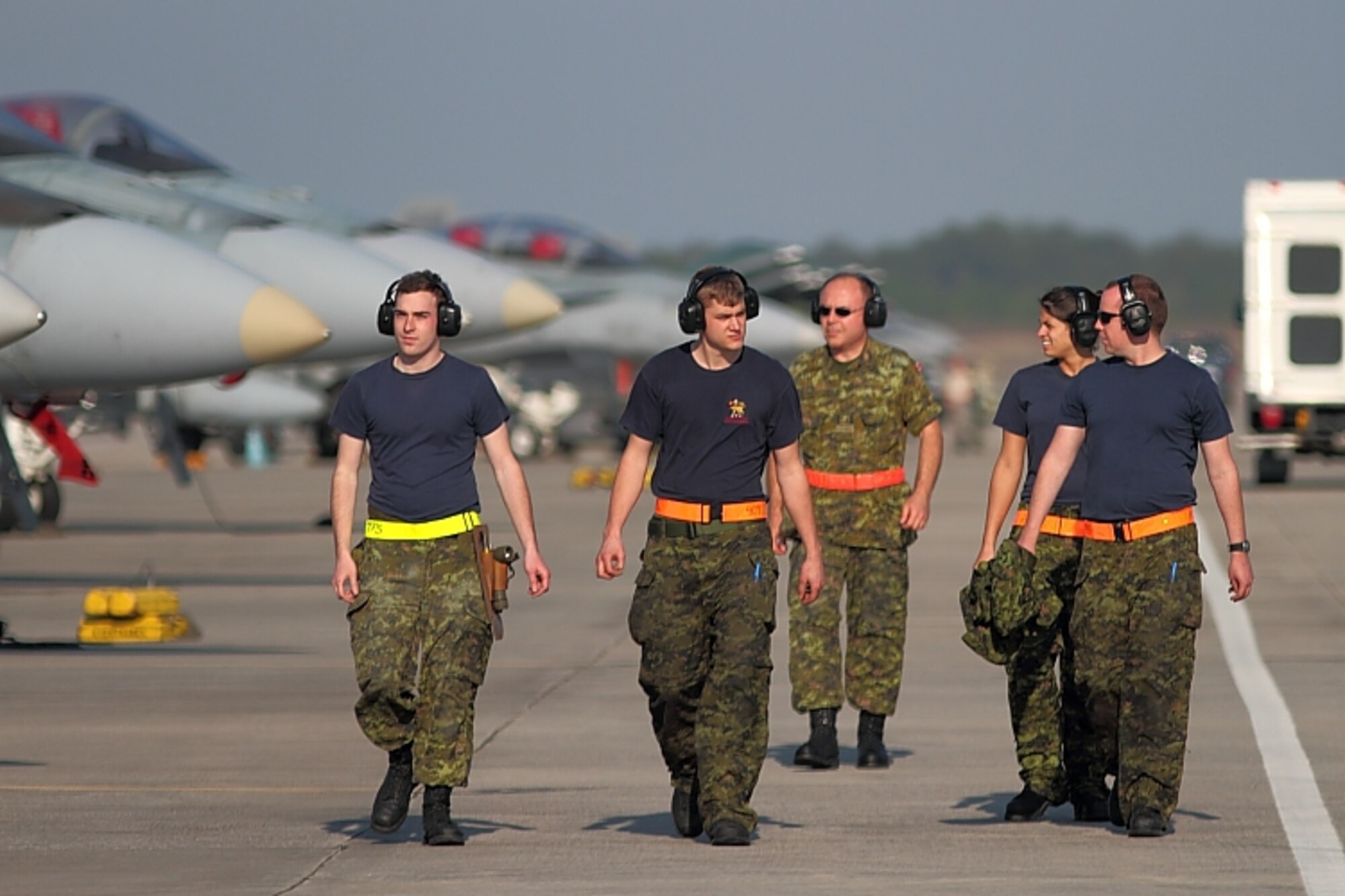 Royal Canadian Air Force Airmen take part in Combat Archer Jan. 25 at Tyndall Air Force Base. (U.S. Air Force photo by Attila Papp)