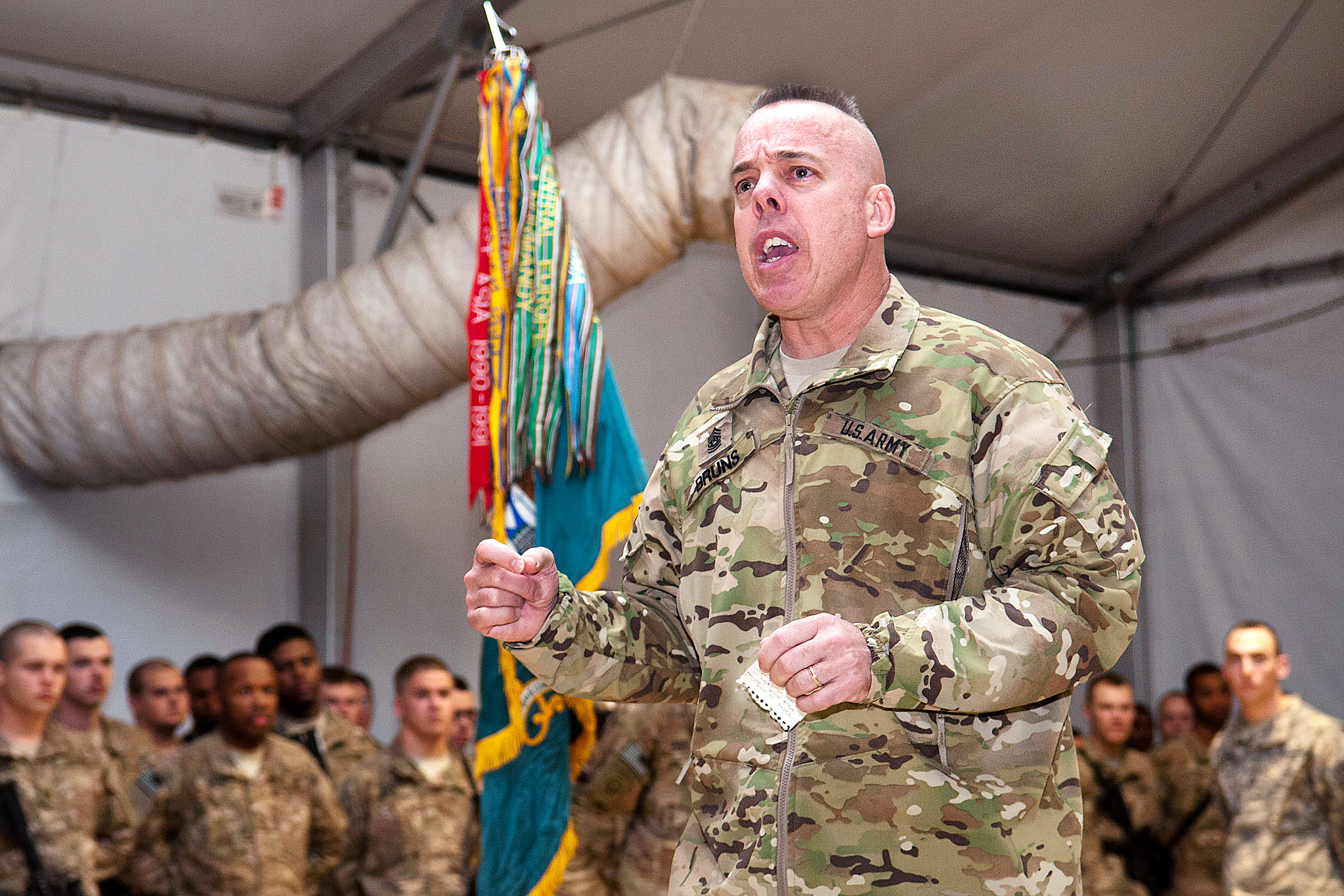Following a predeployment training session on Fort Polk, La., Jan.