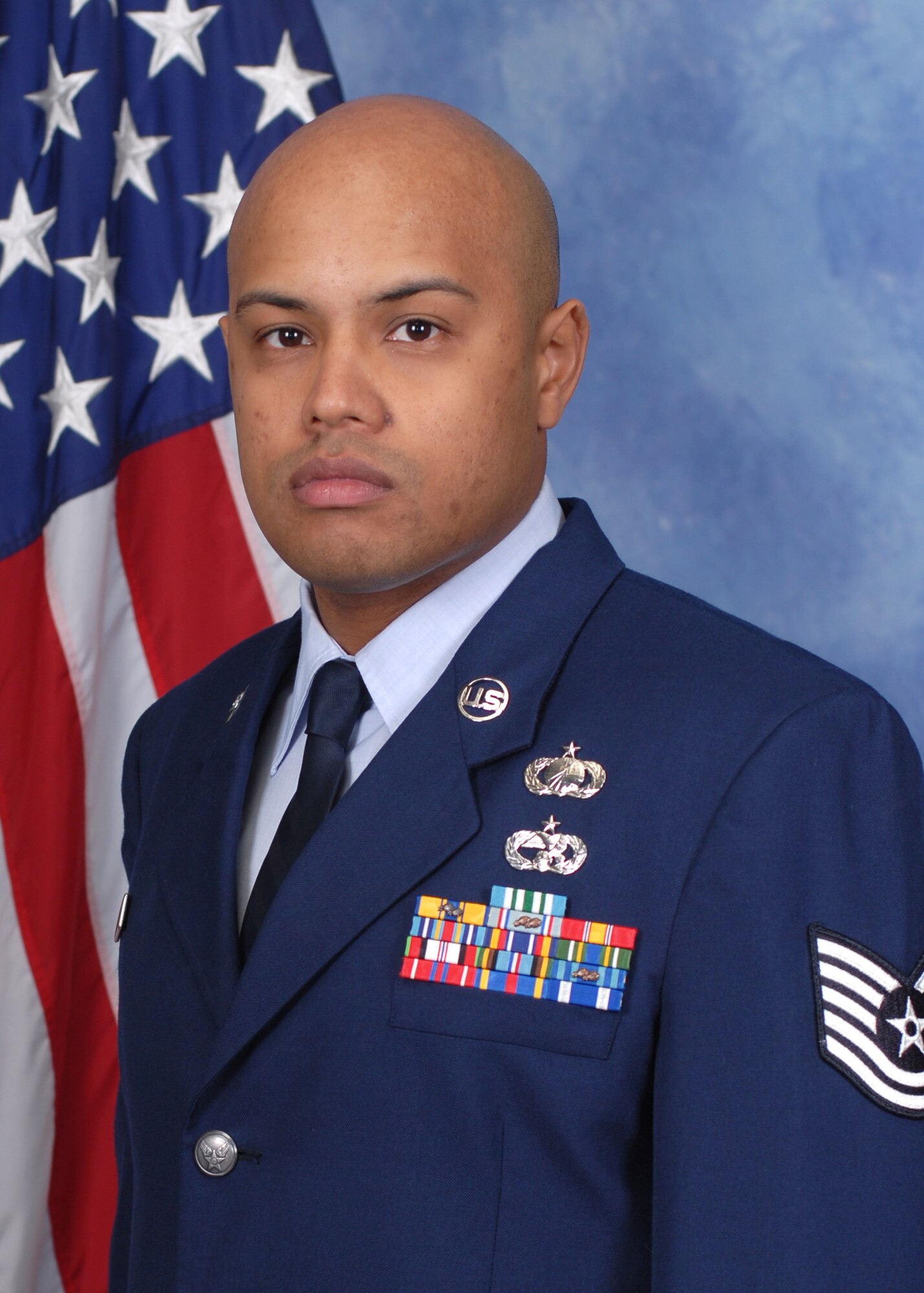 GOODFELLOW AIR FORCE BASE, Texas -- Tech. Sgt. Carlos Collins, 17th Contracting Squadron, is the 17th Training Wing 2011 NCO of the Year. The annual awards program recognizes military and civilian personnel who compete in 25 categories for their significant contributions to the 17th TRW, the community and the mission. (U.S. Air Force photo/Staff Sgt. Laura R. McFarlane)