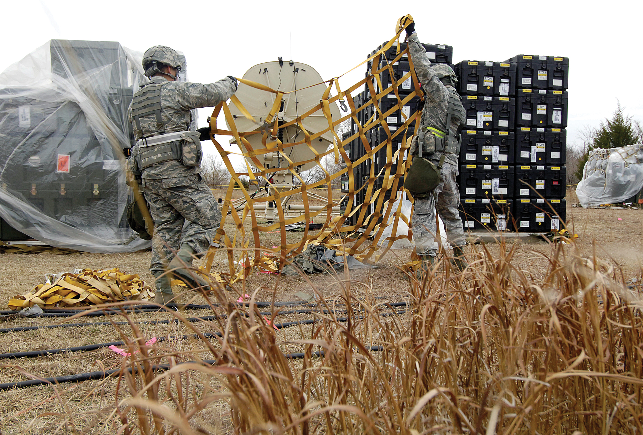 ‘First in, Last out’ Tinker, Robins combat comm groups served