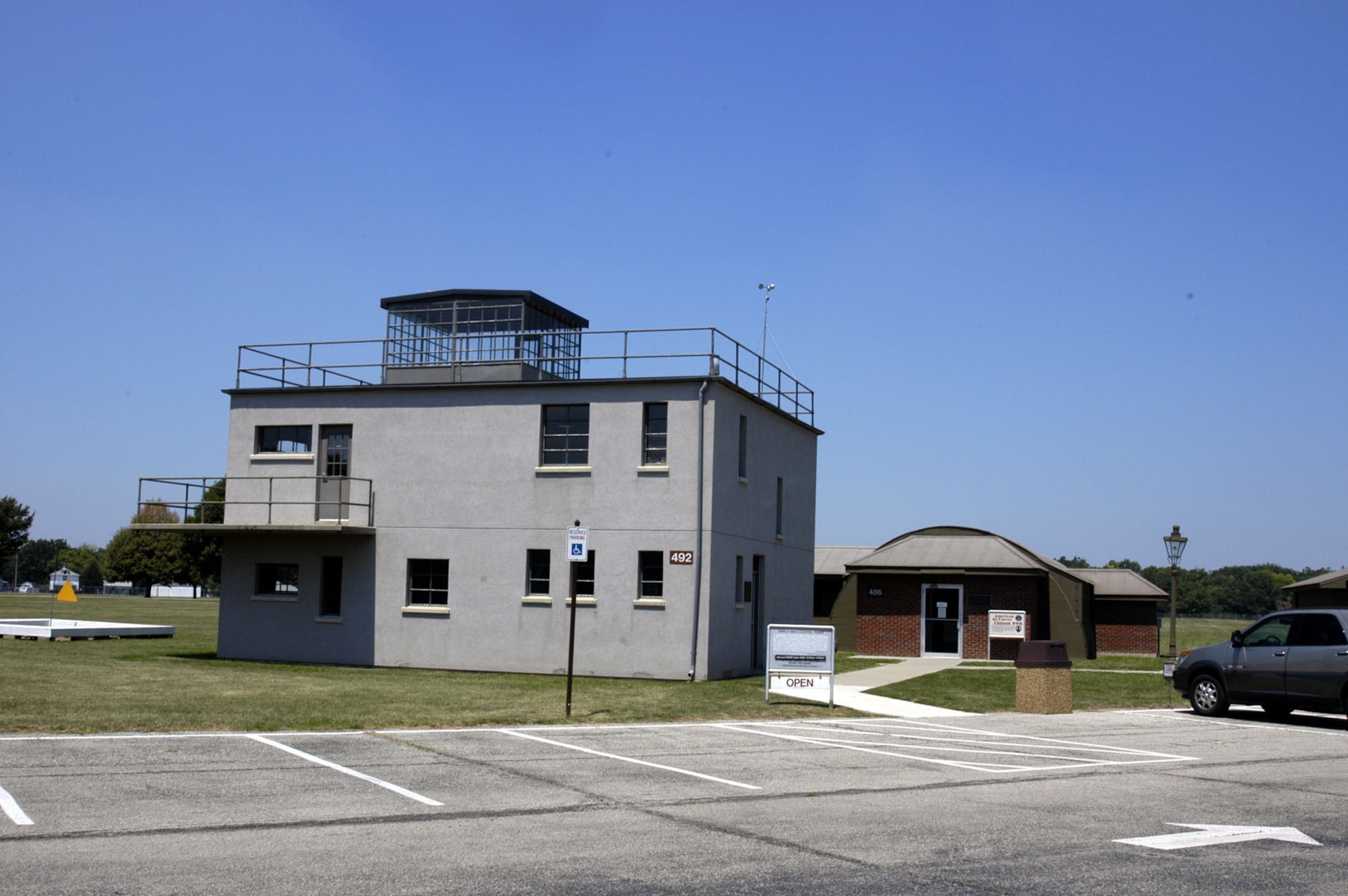 DAYTON, Ohio -- The 8th Air Force Control Tower is located on the grounds of the National Museum of the United States Air Force. (U.S. Air Force photo)