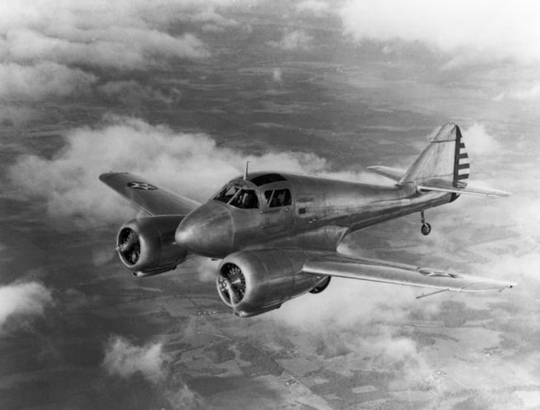 Planes like this were used to drop practice bombs at the former Williams Army Air Field during the early 1940s. The U.S. Army Corps of Engineers Los Angeles District is currently conducting a Treatability Study/technology Demonstration at several of the sites as part of the Remedial Investigation/Feasibility Study of the formerly used defense sites.