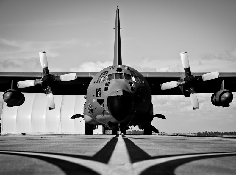 A MC-130E Combat Talon I awaits its next mission on the Duke Field flightline.  Four of Duke’s nine Talons will be retired by the end of fiscal year 2012.  Eventually, all of the Talons will disappear from the 919th Special Operations Wing flightline to be replaced by an aviation foreign internal defense aircraft.  (U.S. Air Force photo/Tech. Sgt. Samuel King Jr.)