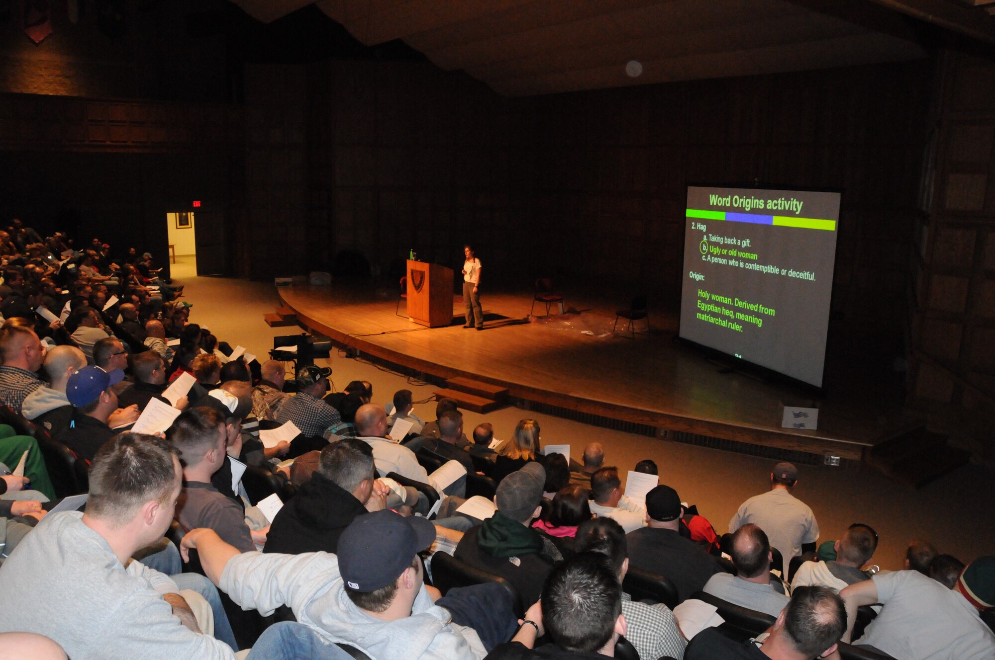 Members of the 148th Fighter Wing attend warrior weekend training during a unit training assembly.  The training allows the Bulldogs to focus on their mission and career field related tasks the remainder of the year, rather than perform periodic ancillary training.  (National Guard photo by 148th Fighter Wing Public Affairs.)