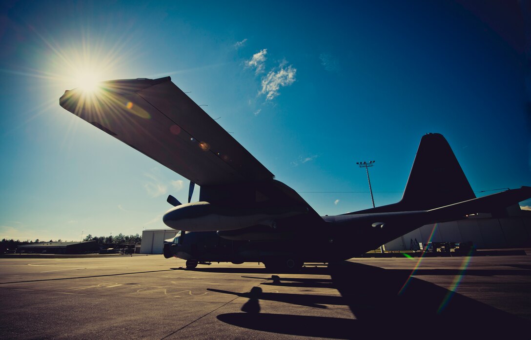 Midday sun shines off the wing of 64-0559, a MC-130E Combat Talon I on the Duke Field flightline.  0559 is just one of four aircraft scheduled to be retired by the end of fiscal year 2012 as part of the 919th Special Operations Wing’s remissioning. Eventually, all of the Talons will disappear from the Duke flightline to be replaced by an aviation foreign internal defense aircraft.  (U.S. Air Force photo/Tech. Sgt. Samuel King Jr.)