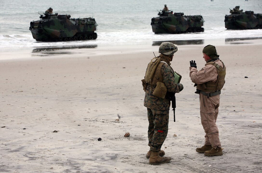 Marines take part in the Depot Competition in Arms Program at Edson Range, Camp Pendleton, Feb.6. The competition is 10-days long and is open to any member that falls under the Western Recruiting Region and Depot's command. It is used to enhance the Marine Corps marksmanship program and qualify Marines for the Marine Corps Recruit Depot San Diego shooting team.