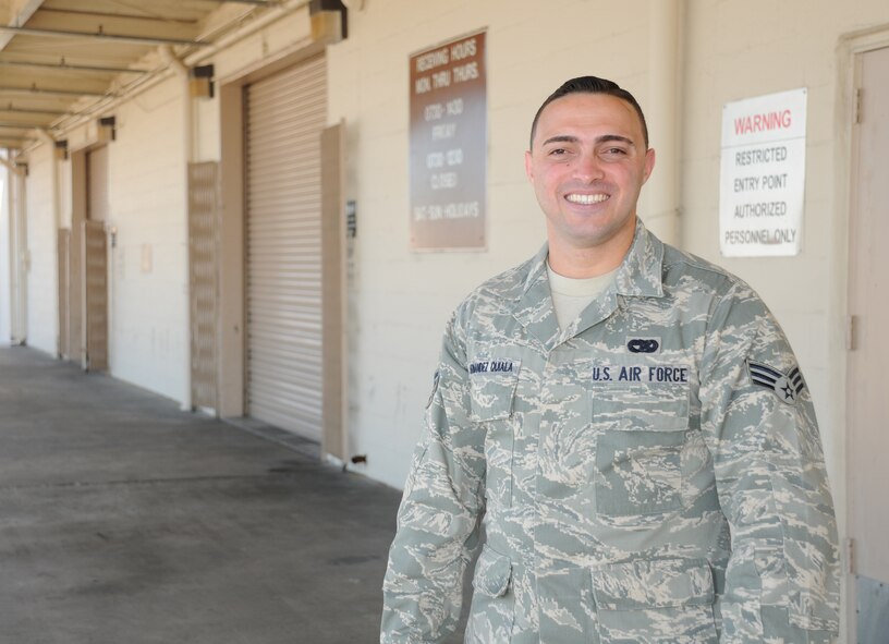 MacDill Air Force Base, Fla. --   For those who fought for it, freedom has a flavor the protected will never know.  Senior Airman Geanny Hernandez Quiala can attest to that.  His harrowing journey to earn his freedom from life in communist Cuba, to becoming an Airman, is a testament to his courage and desire for a better life.  (Official U.S. Air Force photo by Staff Sgt. Jennie Chamberlin)