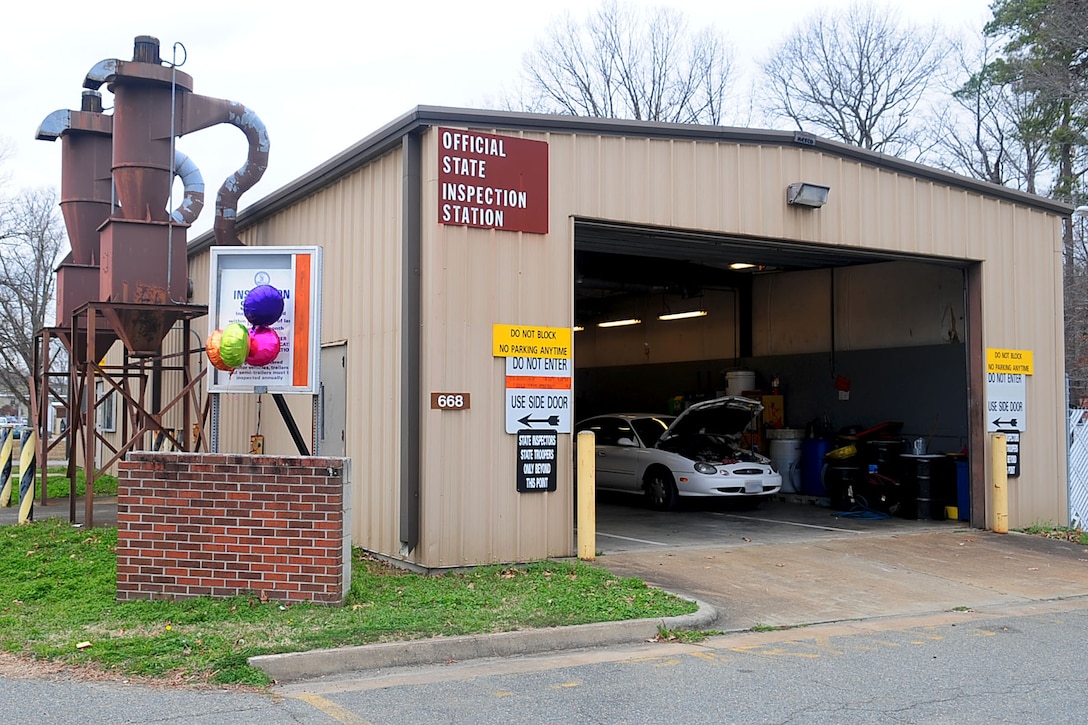 The Automotive Service shop held its grand opening at Fort Eustis, Va., Feb. 1, 2012. The shop offers tire rotation, oil change, state inspection, and any vehicle repair needs with the exception of alignments and body work. (U.S. Air Force photo by Staff Sgt. Ashley Hawkins/Released)