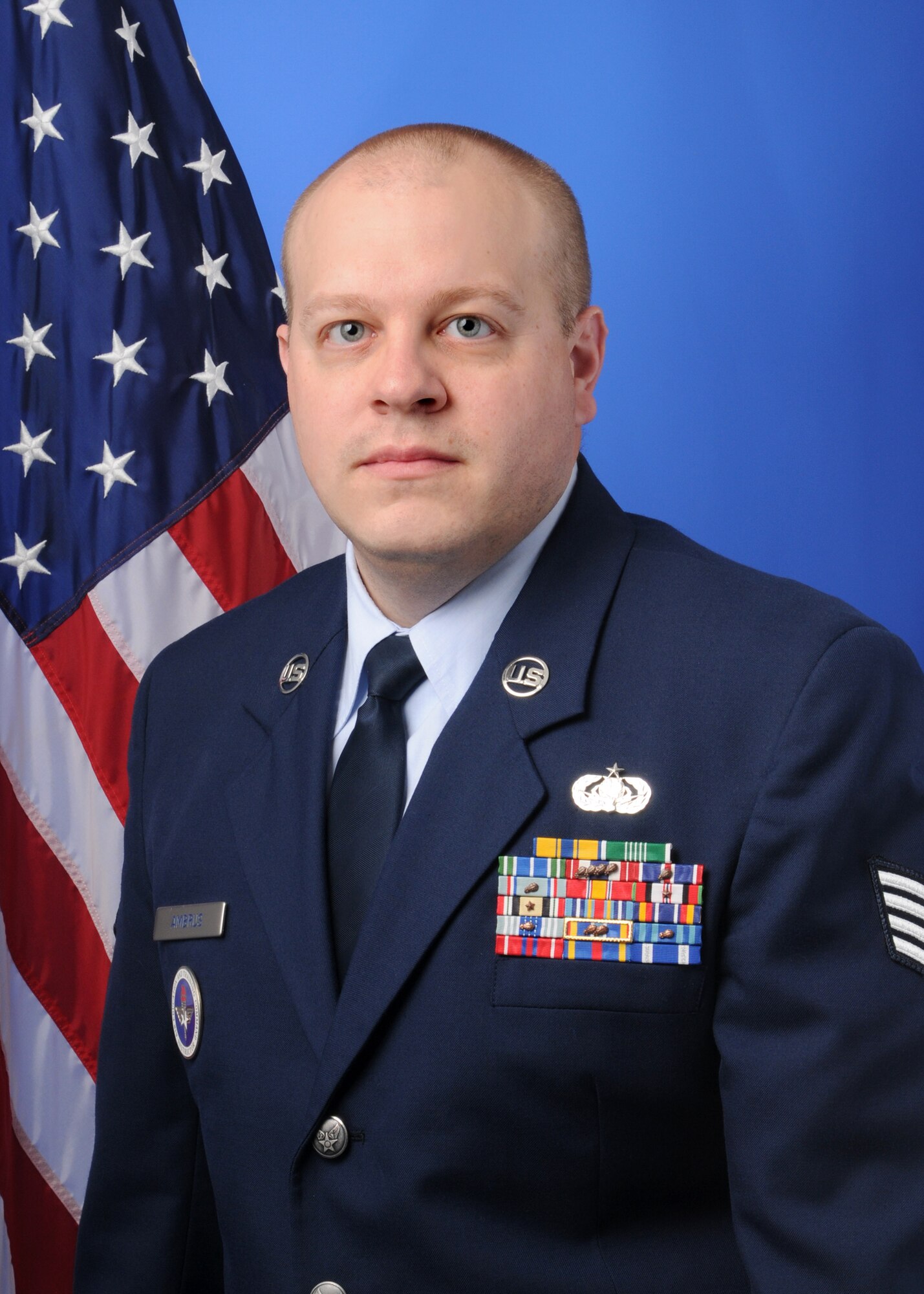 Staff Sgt. Leslie Ambrus, 333rd Training Squadron, is the Air Education and Training Command outstanding radio frequency transmission systems (3D1X3) noncommissioned officer of the year for the Gen. John P. Jumper Award for Excellence in Warfighting Integration and Information Dominance for 2011.  (U.S. Air Force photo)
