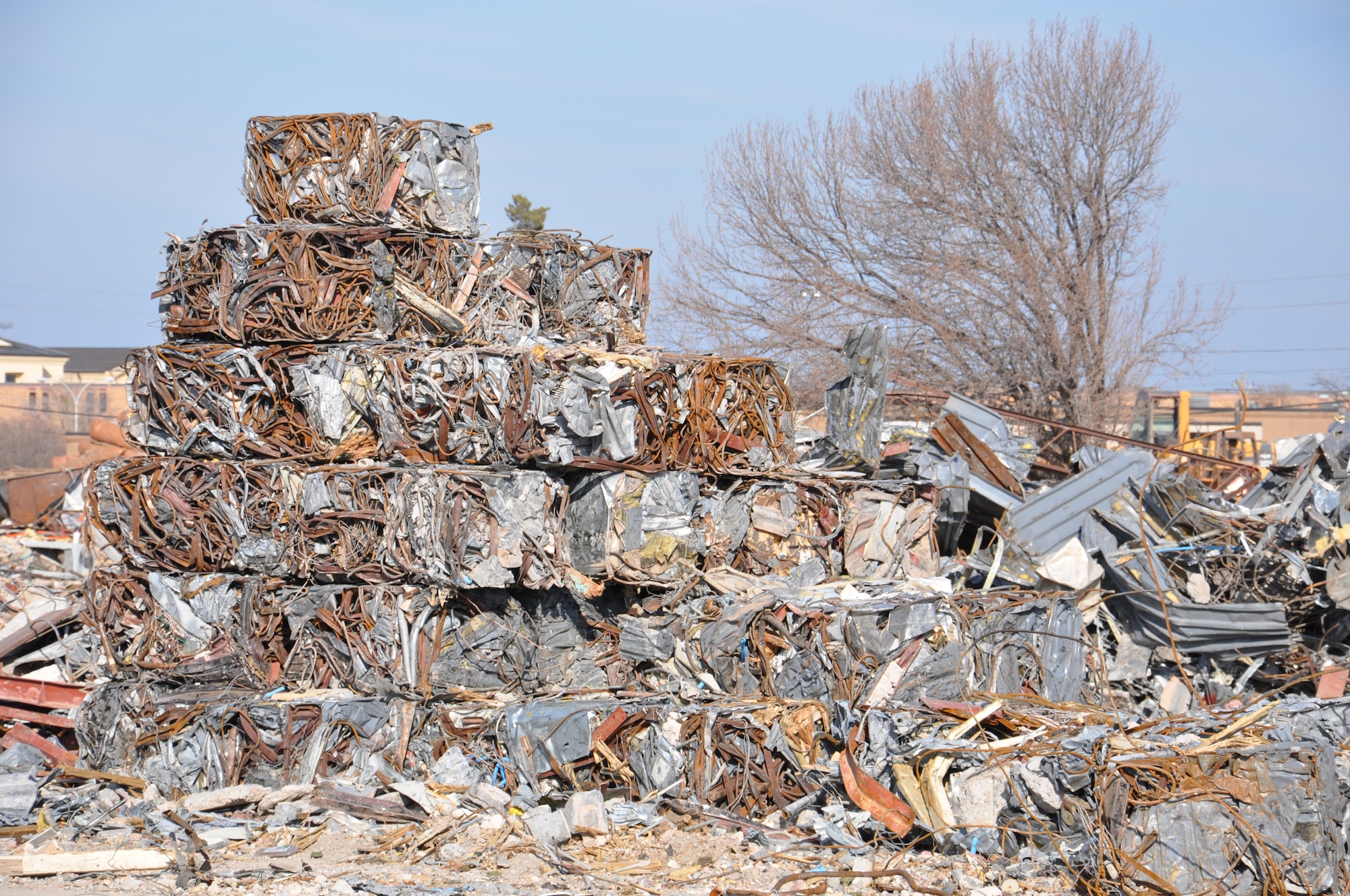 When driving across base, it’s no secret that there is a lot of construction and demolition going on around Sheppard. This photo shows what remains of an old dorm after demolishing was completed. (U.S. Air Force Photo/ 2d Lt Sara Harper)