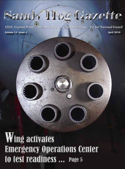 April 2010 Sandy Hog Gazette cover