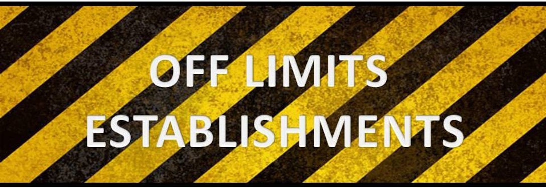 Click to view CO, CLNC Off Limits Establishments Letter