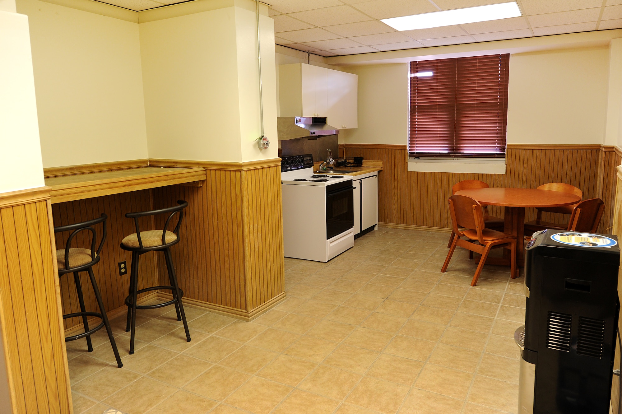 After undergoing renovations, dorms 1156 and 1159 are available to house Airmen at Cannon Air Force Base, N.M., Feb 9, 2012.  Each room underwent bathroom renovations to provide new showers, toilets, cabinetry, tiling, in-room sinks and upgraded plumbing and piping. (U.S. Air Force Photo by Airman 1st Class Xavier Lockley)	