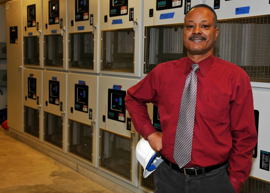 Michael Butts, 11th Civil Engineer Squadron electrical engineering technician, was named Engineer of the Year for Modern Day Technology Leaders by US Black Engineer & Information Technology Magazine. Butts managed the cost estimates and electrical power capabilities for Joint Base Andrews’s multi-million-dollar West Runway Project. (U.S. Air Force photo/Airman 1st Class Lindsey A. Beadle)