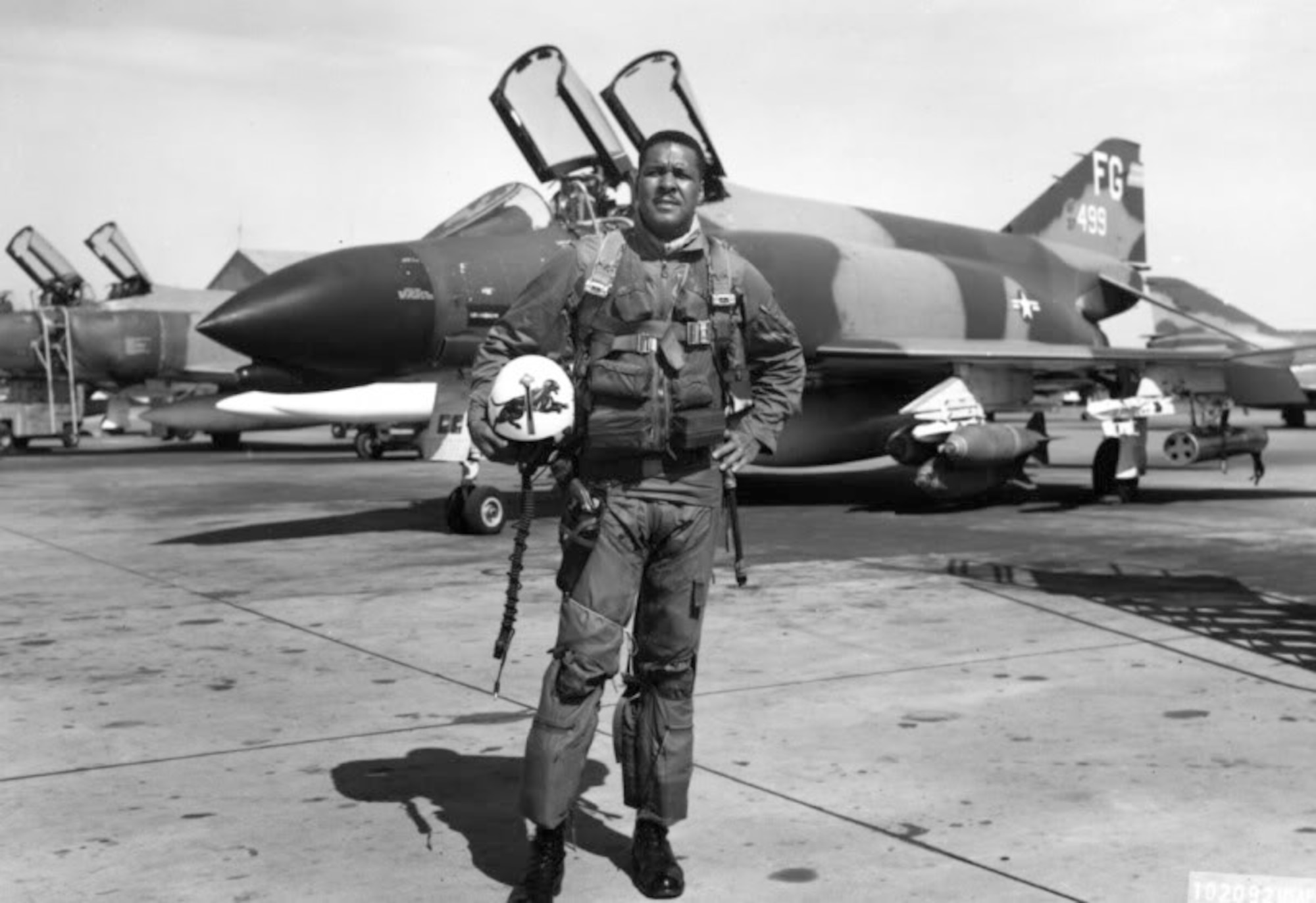 Daniel "Chappie" James Jr. as an F-4 pilot during the Vietnam War.
