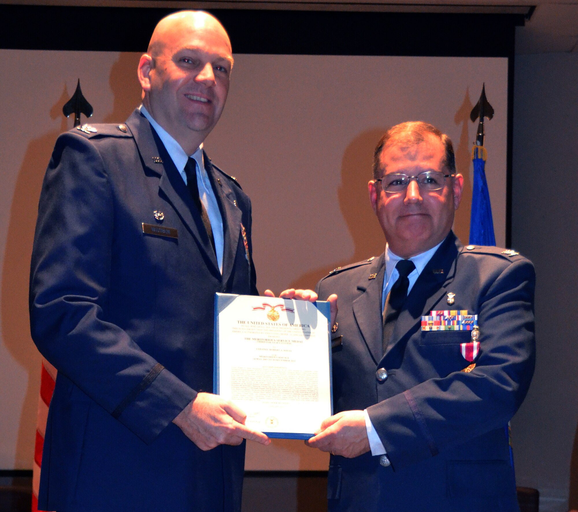 Col. Sousa Retirement Ceremony