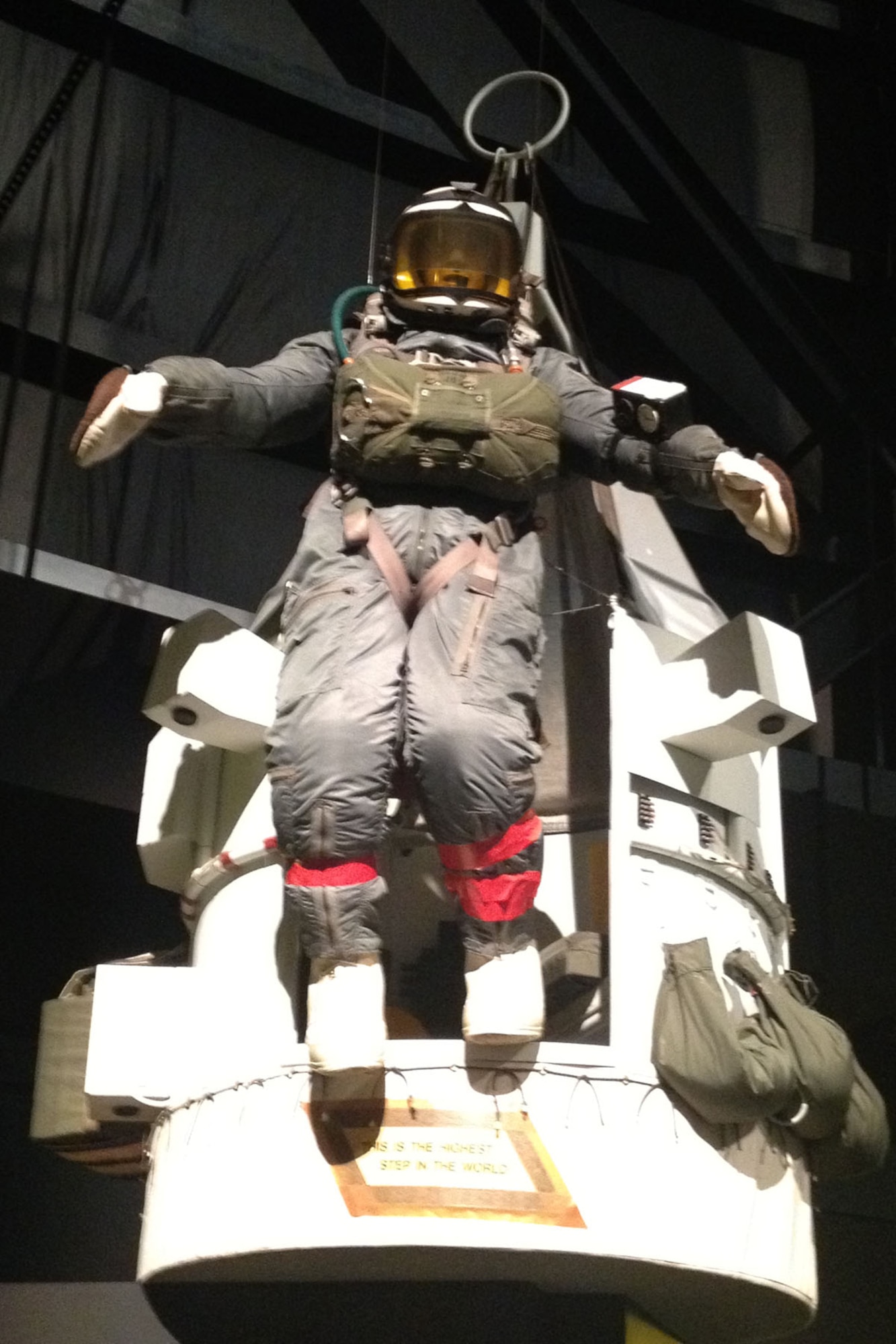 Front view of the Excelsior Gondola at the National Museum of the United States Air Force. (U.S. Air Force photo)
