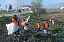 Members from Joint Base San Antonio-Randolph participate in the Adopt a Highway program, Feb. 11. The Randolph First Sergeants Council and the Taj Mahal Chapter 1075, Air Force Sergeants Association sponsor the program.
(U.S. Air Force photo/Joel Martinez)