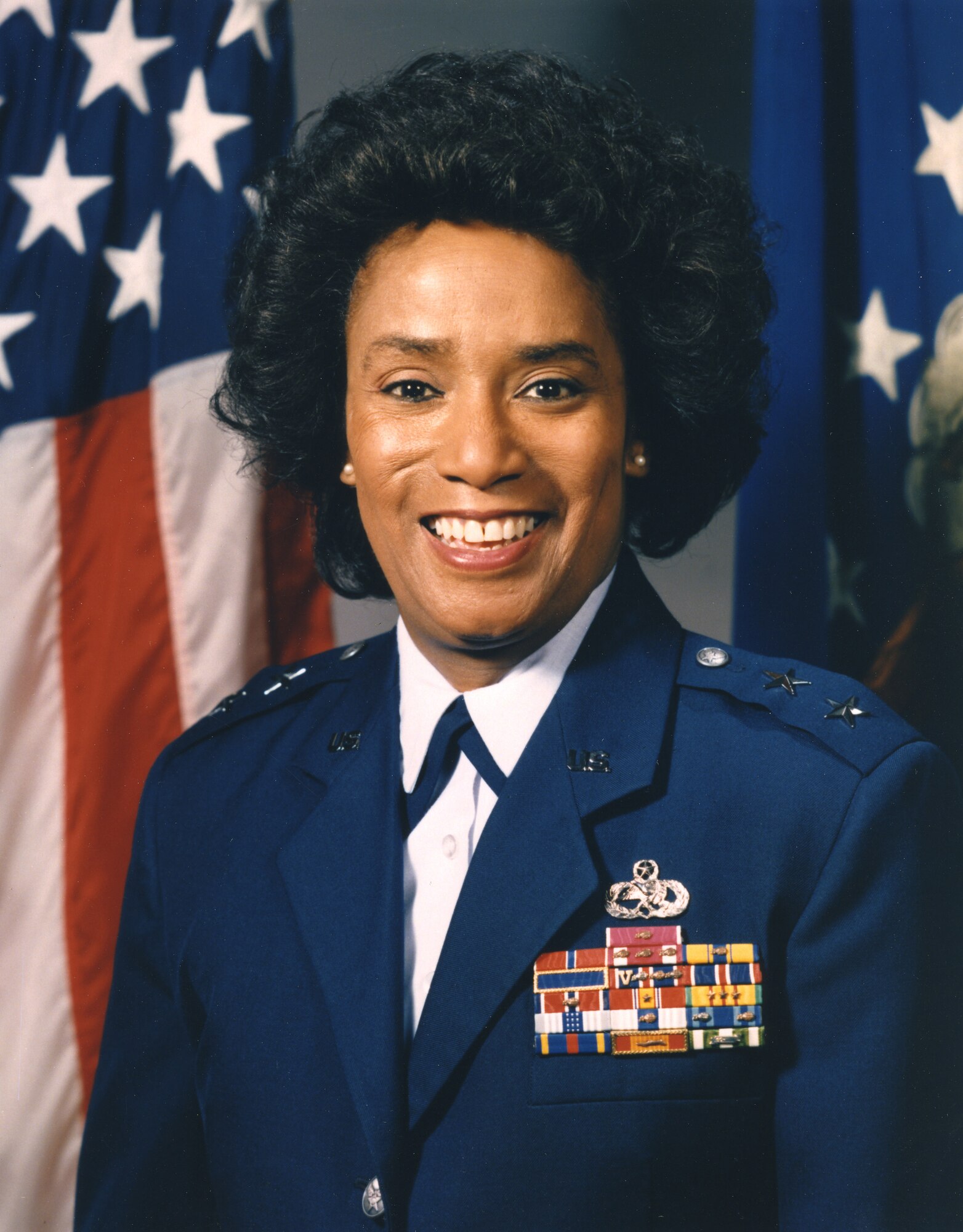 Maj. Gen. Marcelite Harris, the Air Force's first African-American female general.