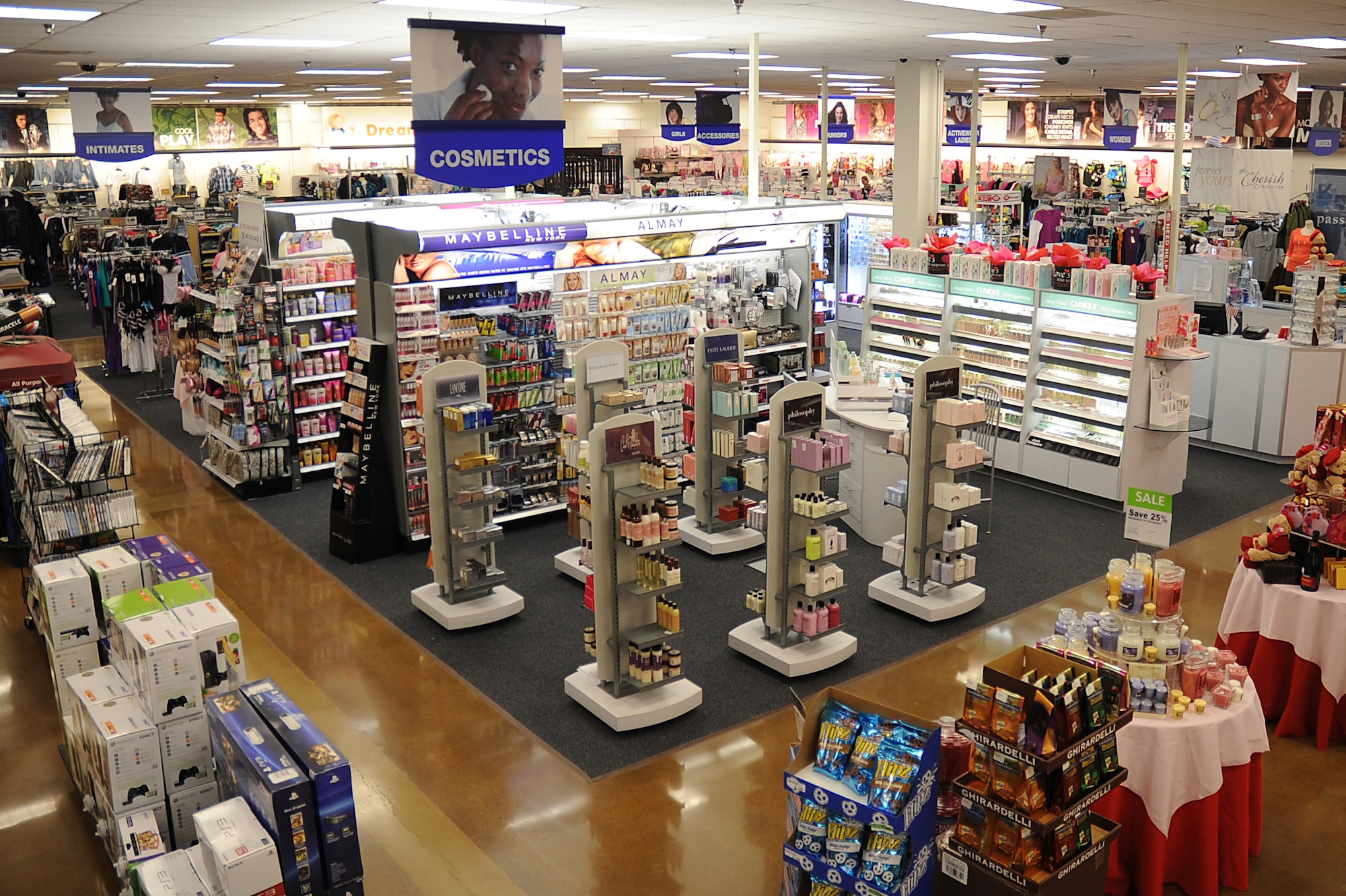 A single camera view of The Exchange merchandise at Cannon Air Force Base, N.M., Feb. 10, 2012. The Exchange currently has 48 cameras installed and is awaiting 16 more by mid-March. (U.S. Air Force photo by Airman 1st Class Alexxis Pons Abascal)  