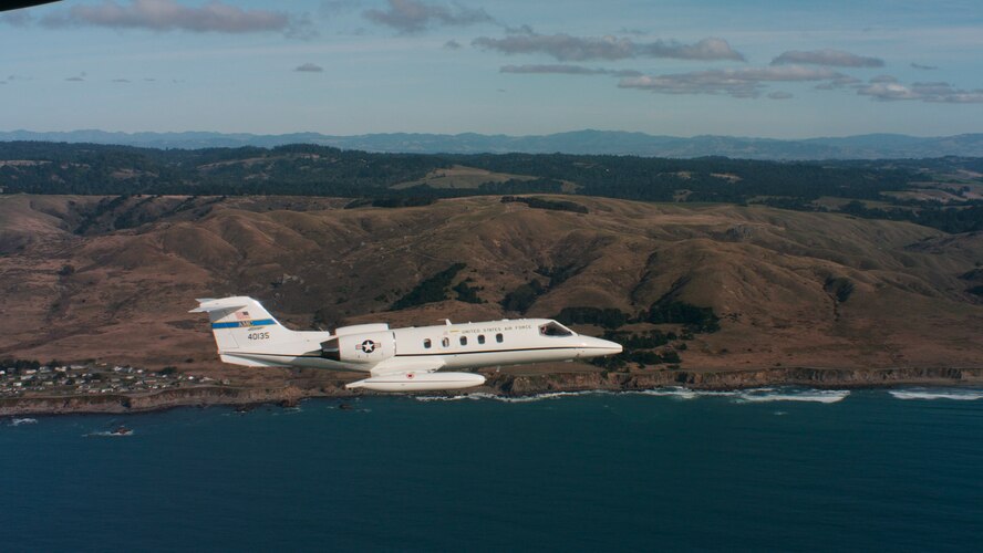 A C-21 assigned to 458 Airlift Squadron,Scott Air Force Base, Ill.(Images by 3rd Combat Camera Squadron)