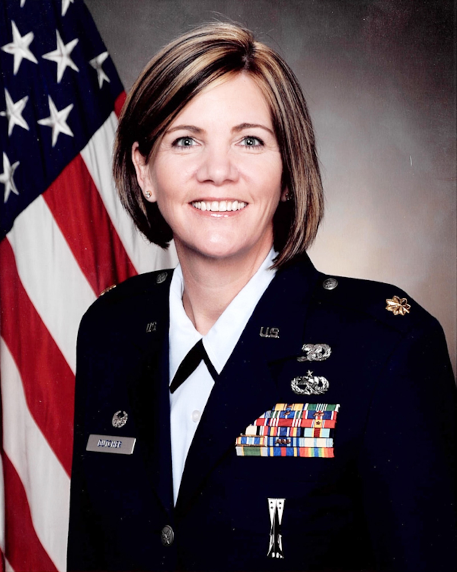 Maj. Teresa L. Dutcher is commander of the 80th Aerial Port Squadron, Dobbins Air Reserve Base, Ga. (U.S. Air Force photo/Don Peek)