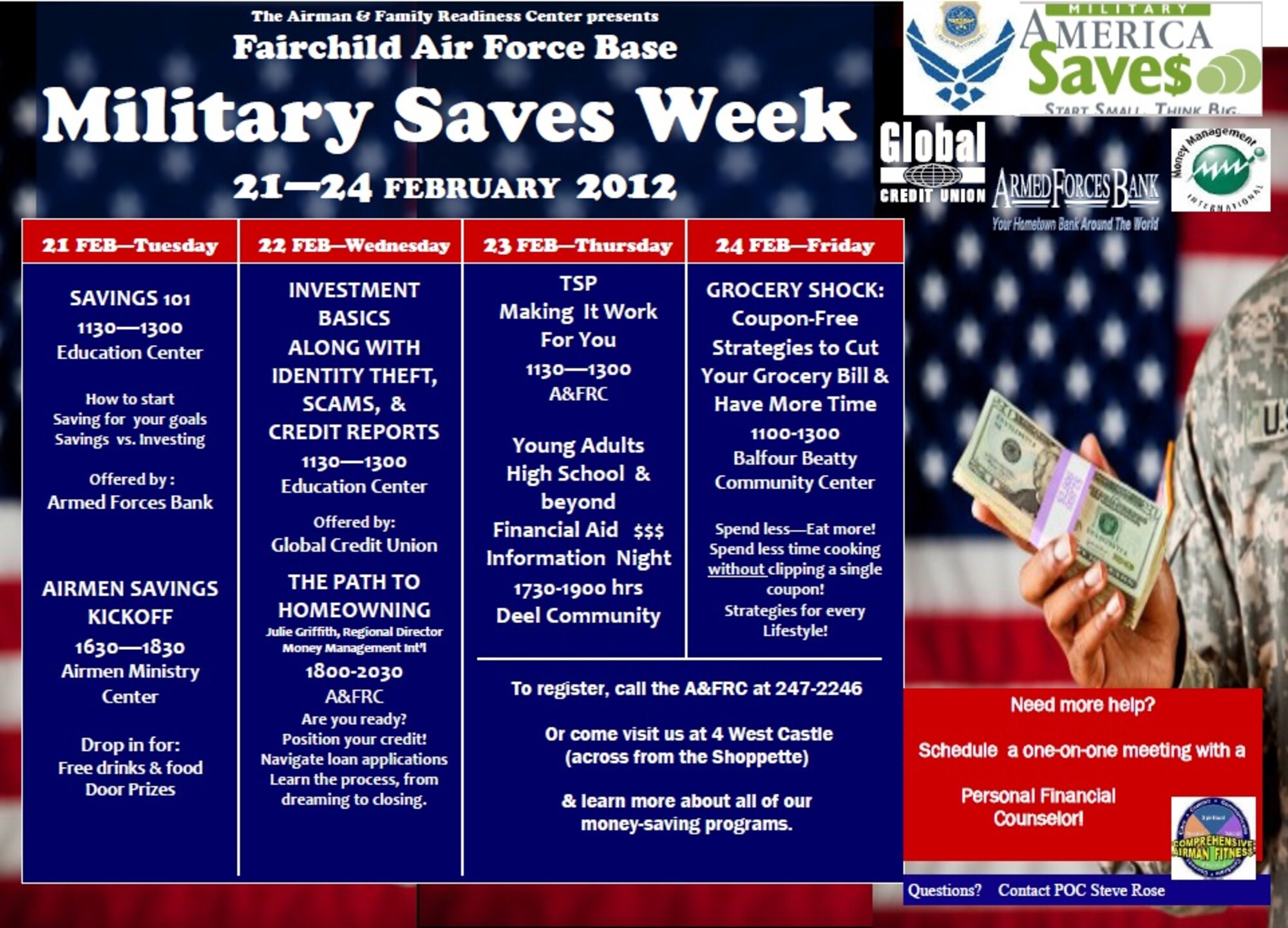 Fairchild Military Saves Campaign 2012 kicks off next week       
