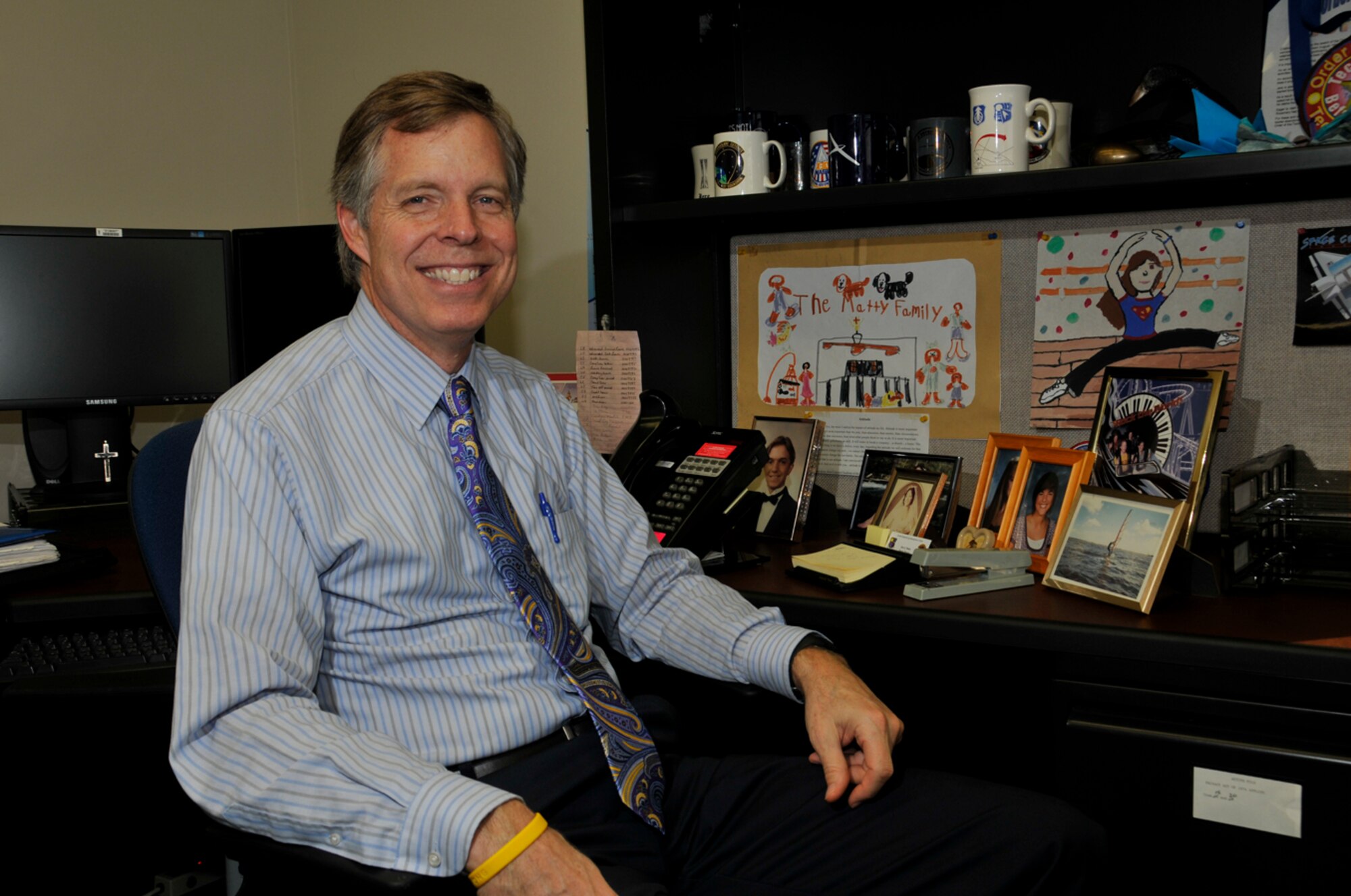 AEDC’s Space and Missiles Complex deputy director Jere Matty is retiring after 30 years at AEDC. Matty plans to remain active in many community activities, including volunteering in schools and at the Special Olympics. (Photo by Rick Goodfriend)

