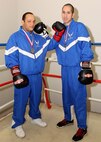 Senior Airmen Kent Brinson and Adam Hassan will represent the Air Force at the 2012 USA National Boxing Championships, held Feb. 27 through March 3 in Fort Carson, Colo. (U.S. Air Force photo/Antonio Morano)