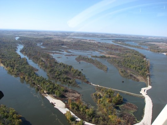 Calhoun Point, located at the confluence of the Mississippi and Illinois rivers provides serves as a resource for the community and animals. 