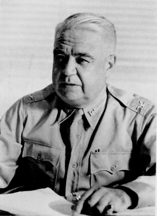 Col. Albert K.B. Lyman, a native Hawaiian who was later the first ethnic Hawaiian to attain the rank of general or admiral in the U.S. Armed Forces, was the Army’s Hawaiian Department Engineer during the attack on Pearl Harbor. He commanded the 34th Engineer Combat Regiment, the 804th Engineer Aviation Battalion, plus the 3rd Engineer Combat Battalion of the 25th Infantry Division and worked on building anti-aircraft gun sites and bomb-proofing bunkers and coastal fortifications. 