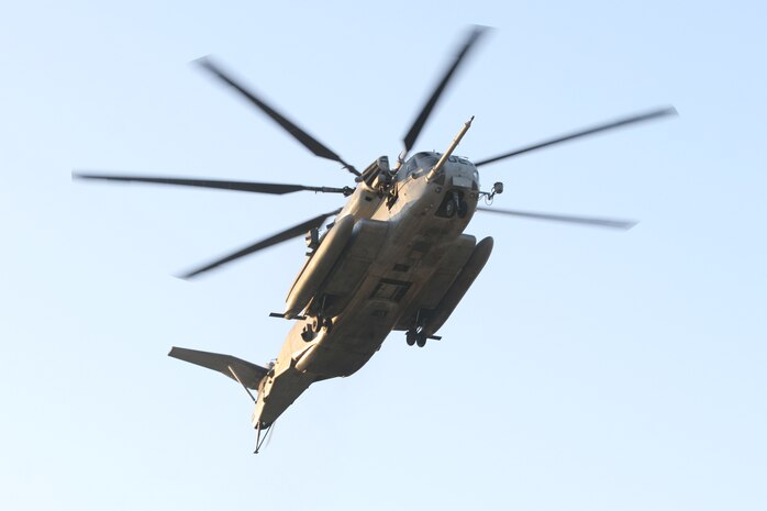 Marines with Marine Heavy Helicopter Squadron 461 conducted training setting up a Forward Arming and Refueling Point at Blackstone Army Airfield, Dec. 13.