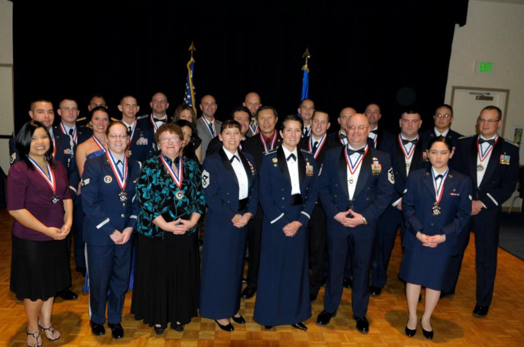VANDENBERG AIR FORCE BASE, Calif. – Vandenberg held its annual awards ceremony at the Pacific Coast Club here Friday, Feb. 17, 2012. (U.S. Air Force photo/ Jerry E. Clemens Jr.)