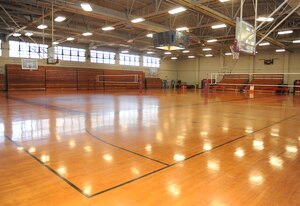 The gymnasium in the Anderson Field House Fort Eustis will close for renovations beginning Feb. 20. The bulk of the construction will be done by the end of June, but McClellan Fitness Center is well equipped and available for use. (U.S. Air Force photo by Staff Sgt. Antoinette Gibson /Released)