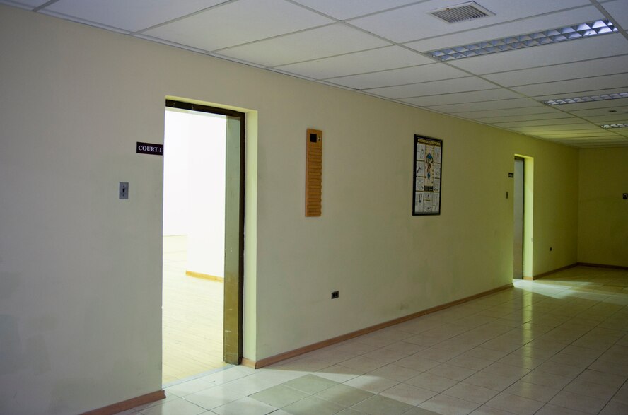 Construction for a new functional fitness room at the fitness center began in January and is scheduled for completion in March.  The new room is designed to facilitate high-intensity fitness routines. (U.S. Air Force photo by Senior Airman Anthony Sanchelli/Released)