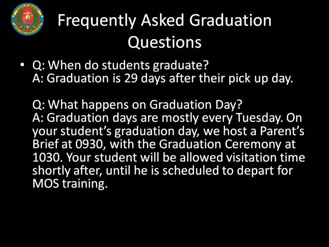 Graduation Questions