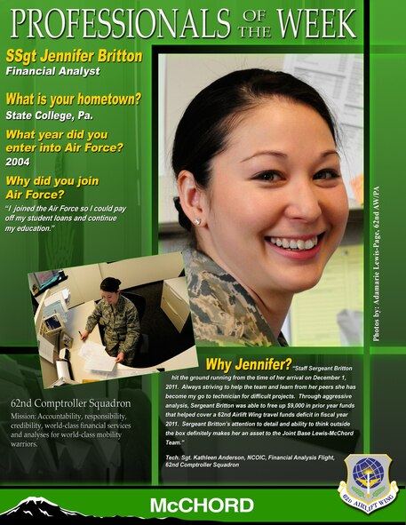 Staff Sgt. Jennifer Britton (U.S. Air Force graphic/Adamarie Lewis-Page)