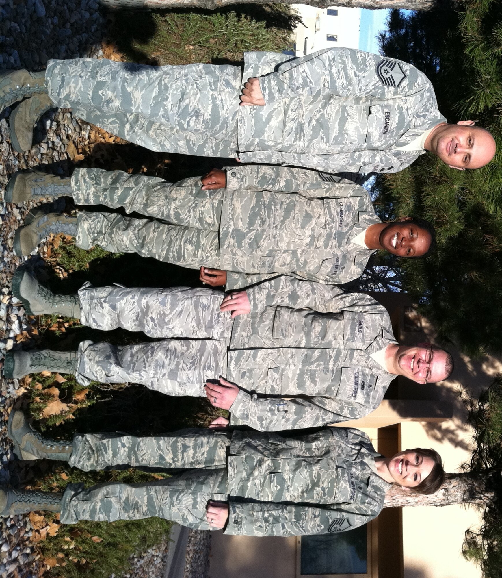 KIRTLAND AFB, N.M. -- The Team Kirtland Top 3 Association recently elected a new executive council for 2012. The officers are, from left, Master Sgt. Marco Escandon, 377 LRS, treasurer; Master Sgt. Tangyeniika Clemmons, 377 MDOS, vice president; Master Sgt. Adam Sauls, 377 AMDS, president; and Master Sgt. Kimberly Green, 377 AMDS, secretary. (Photo by Ralph Wrons)