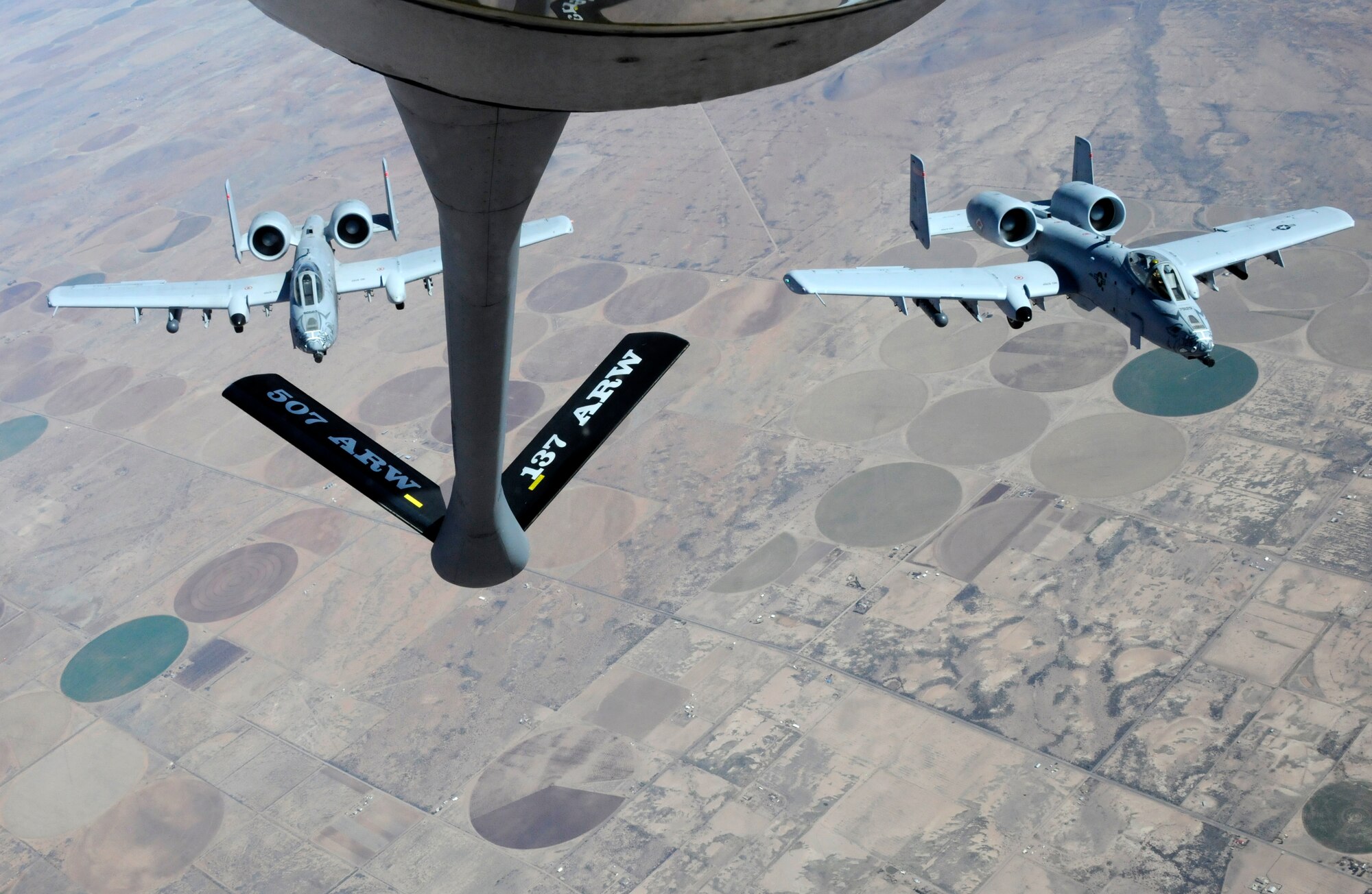 More than 40 local employers visited the Arkansas Air National Guard’s 188th Fighter Wing at Davis-Monthan Air Force Base, Ariz., Feb. 22-23 to watch the Flying Razorbacks and their A-10C Thunderbolt II “Warthogs” participate in Operation Snowbird, a combat rehearsal for the unit’s deployment to Afghanistan this summer in support of Operation Enduring Freedom. The event was part of an Employer Support for the Guard and Reserve (ESGR) trip. The objective was to give employers a better understanding of how vital the Guardsmen they employ are to the mission and how they each play a key role in the unit’s success. (National Guard photo by Maj. Heath Allen/188th Fighter Wing Public Affairs)