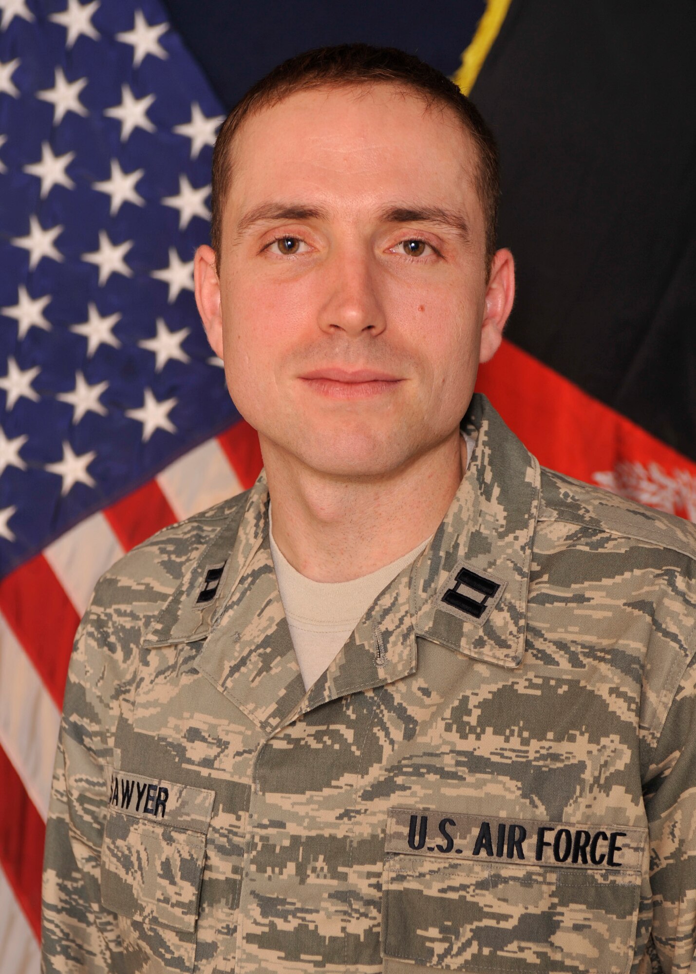 Capt. David Sawyer, 419th Operations Group, is the wing's Company Grade Officer of the Year 2011. (U.S. Air Force photo)