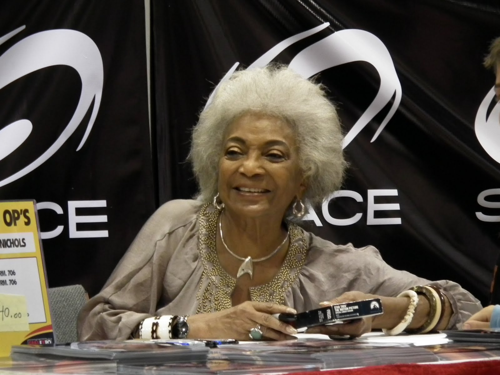 Nichelle Nichols who played Lt. Uhura on the original Star Trek series