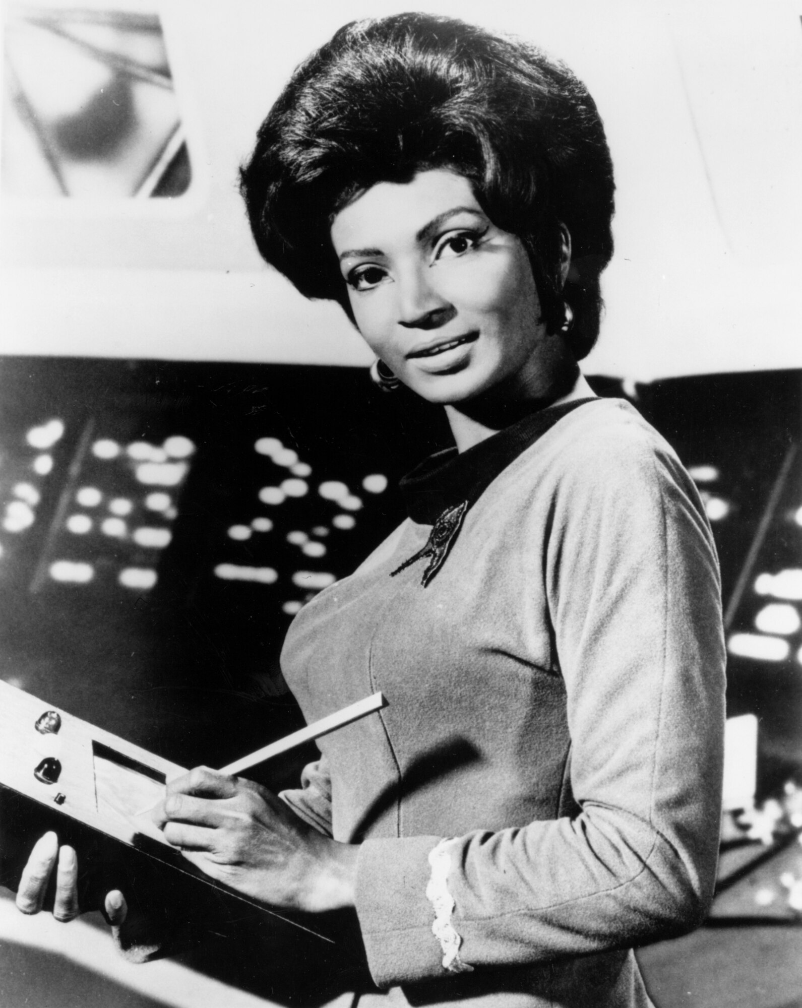 Nichelle Nichols as Lt. Uhura on the original Star Trek did much to recruit African-Americans into the NASA space program